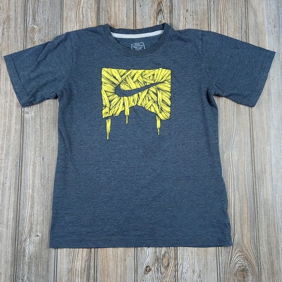 Nike Other - Nike Casual Shoe Lace Logo Graphic Short Sleeve T-Shirt Top